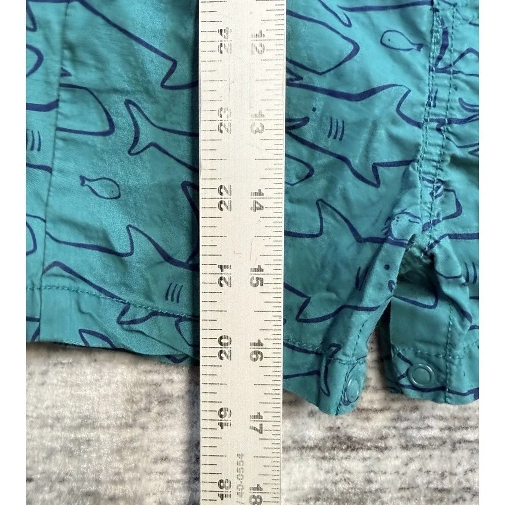 Carter's Baby's‎ Shark Overalls Size 9 Months